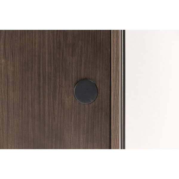 Paris-seinkaappi 68 x 60 cm - Musta/Mocca