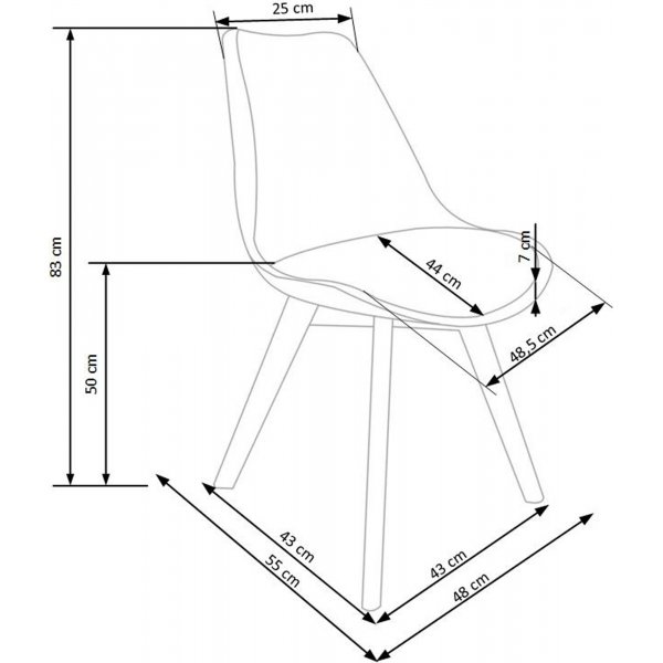 Alvida-tuoli - Valkoinen Alvida-tuoli - Valkoinen