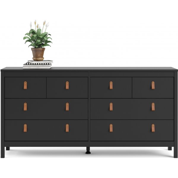 Madrid lipasto 160 cm leve - Musta