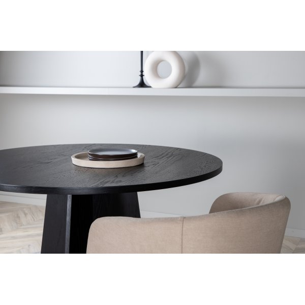 Bootcut ruokapyt 110 cm - Musta