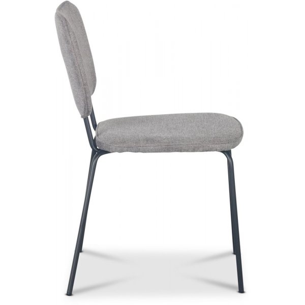 Lokrume tuoli - Harmaa kangas/musta + Huonekalujen jalat Lokrume tuoli - Harmaa kangas/musta + Huonekalujen jalat