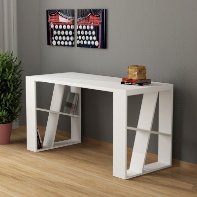 Hunajapöytä 140x60 cm - Valkoinen