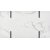 Blanca sohvapyt 110 x 64 cm - Valkoinen marmori/musta