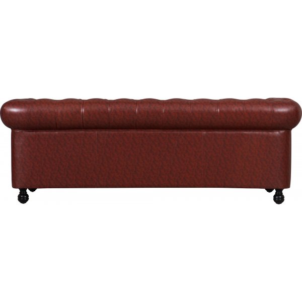 Sohva Chesterfield 3-istuttava ruskea PU - Charles Sohva Chesterfield 3-istuttava ruskea PU - Charles