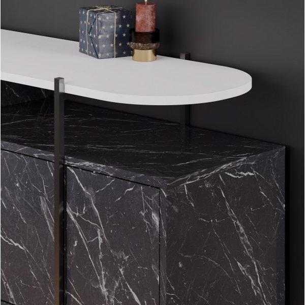 Hanley senkki - musta/valkoinen