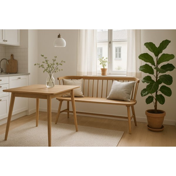 Pinnasohva keittin sohva Sandhamn - ljytty tammi + Huonekalujen tekstiilien hoito
