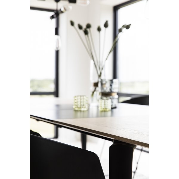 Connect ruokap�yt� 200 cm - Valkoinen pigmentoitu tammi