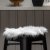 Katy tuolin tyyny 34 x 34 cm - Valkoinen lampaannahka jljitelm