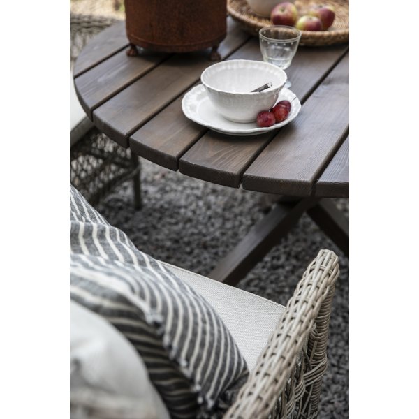 Ulkokyttn tarkoitettu rottinkituoli - Provence