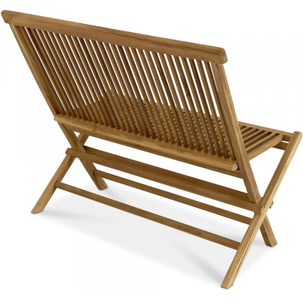 Saltö taitettava teak ulkosohva - tiikkisohva ulkokäyttöön Saltö taitettava teak ulkosohva - tiikkisohva ulkokäyttöön