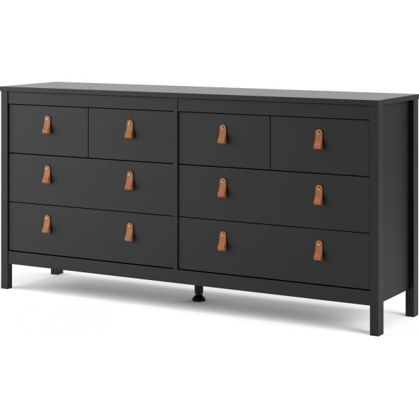 Madrid lipasto 160 cm leve - Musta