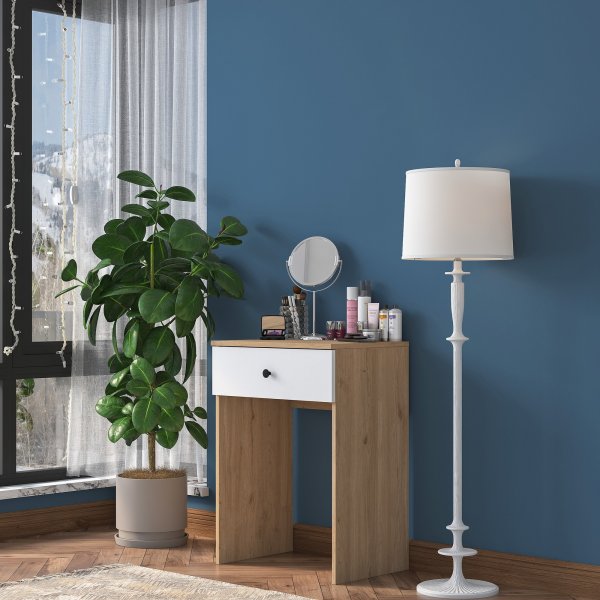 Bijou peilipöytä 12, 60 x 42,5 cm - Pähkinä/valkoinen Bijou peilipöytä 12, 60 x 42,5 cm - Pähkinä/valkoinen