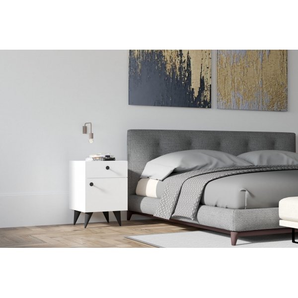 Pila ypyt - valkoinen/antrasiitti