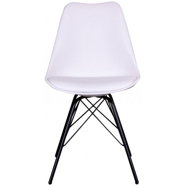 Oslo ruokapöydän tuoli - valkoinen/musta Oslo ruokapöydän tuoli - valkoinen/musta