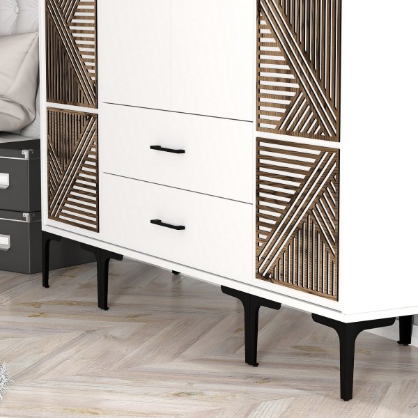 Kumsal vaatekaappi 11 Valkoinen Kumsal vaatekaappi 11 Valkoinen