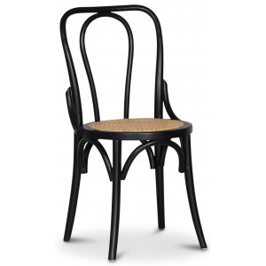 Yhdistetty taivutettu tuoli - musta/rottinki + Huonekalujen tahranpoistoaine