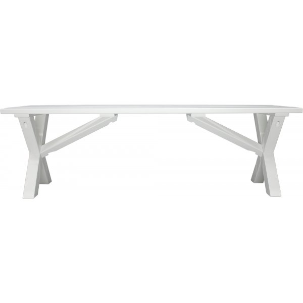Scottsdale-penkki 140 cm - Valkoinen Scottsdale-penkki 140 cm - Valkoinen