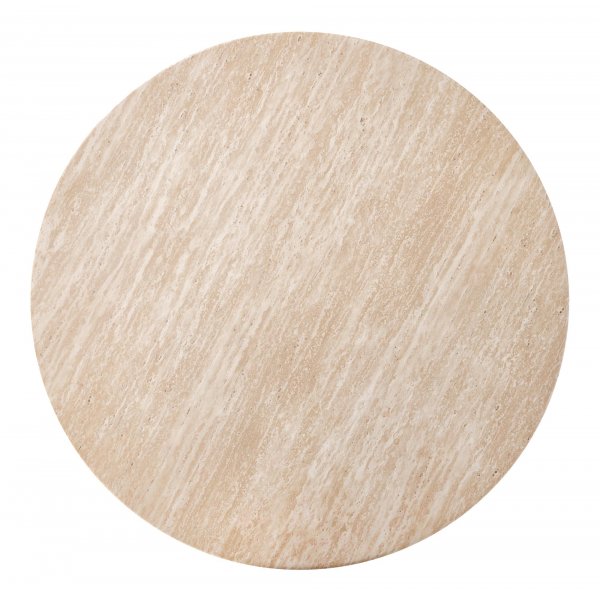 Sohvapöytä mokkakuvio travertiinikannella 80 cm Sohvapöytä mokkakuvio travertiinikannella 80 cm