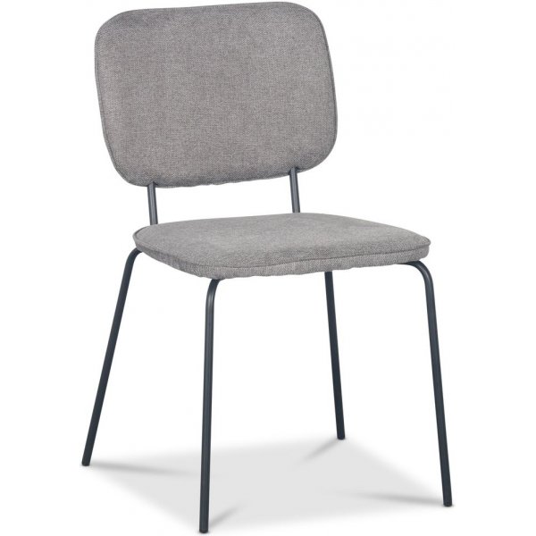 Lokrume tuoli - Harmaa kangas/musta + Huonekalujen jalat Lokrume tuoli - Harmaa kangas/musta + Huonekalujen jalat