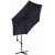 Bohus-aurinkovarjo 295 cm - Musta