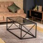 Geiser sohvapyt 120 x 50 cm - Musta