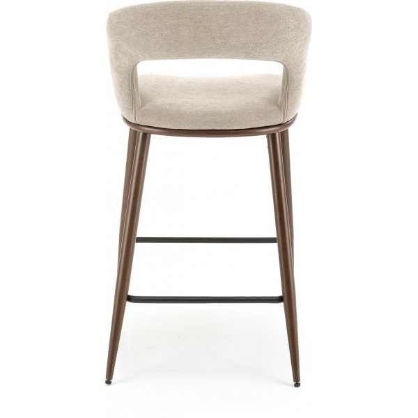 Baarituoli beige/p�hkin�puu istuinkorkeus 65 cm - Pelican