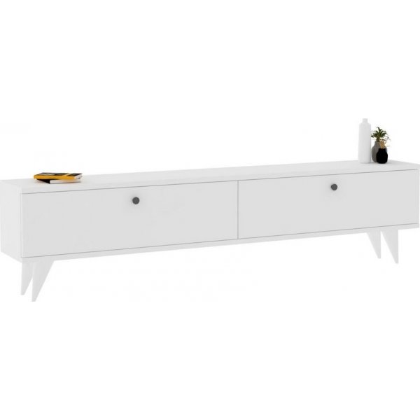 Valkoinen TV-taso 160 cm