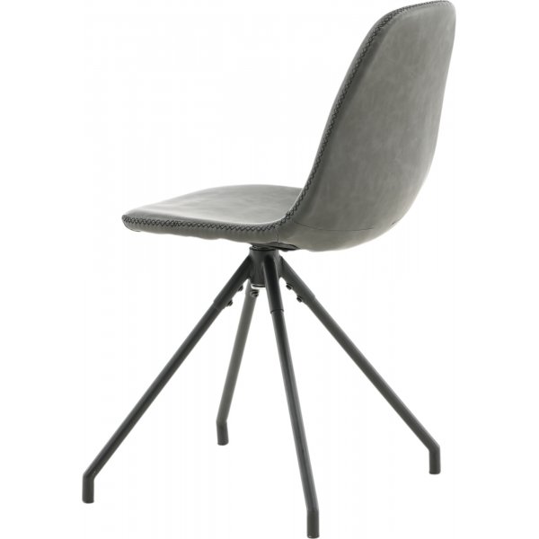 Kntyv Bridge-ruokailutuoli - musta PU