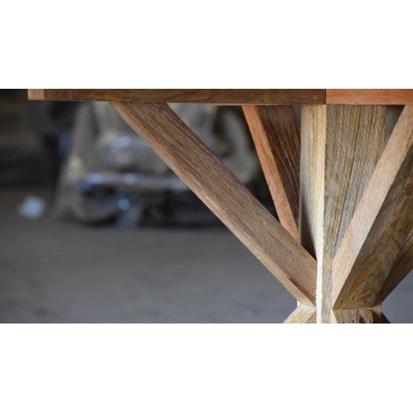 Palma maalaismainen ruokap�yt� �120 cm - Vintage