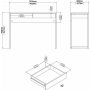 Function Plus -pyt 101,6 x 40 x 76,5 cm - tammi