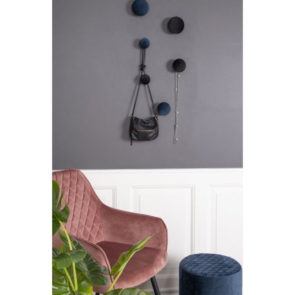 Giza seinänapit ripustamiseen - Sininen/messinki - 3 kpl Giza seinänapit ripustamiseen - Sininen/messinki - 3 kpl