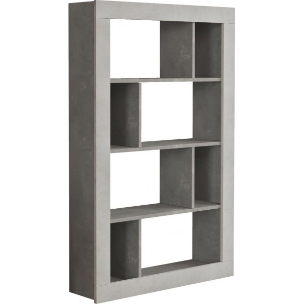 Luvio kirjahylly 22 - hopea/antrasiitti Luvio kirjahylly 22 - hopea/antrasiitti
