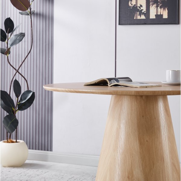 Moi pyöreä ruokapöytä Ø100 cm - Tammi Moi pyöreä ruokapöytä Ø100 cm - Tammi