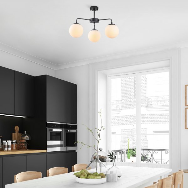 Viran kattovalaisin 11006 - Musta/valkoinen Viran kattovalaisin 11006 - Musta/valkoinen