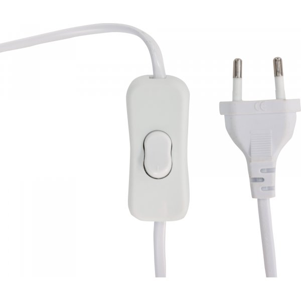 Styrs� p�yt�valaisin - Harmaa/valkoinen