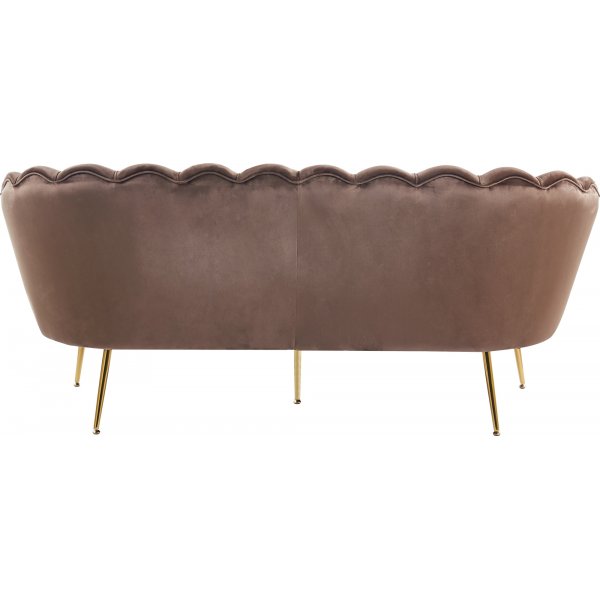 Velvet-sohva Kingsley 3-istuttava sohva - 180 cm Velvet-sohva Kingsley 3-istuttava sohva - 180 cm