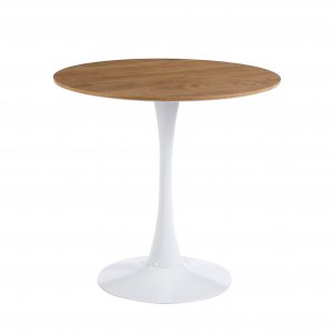 Astrid pyöreä ruokapöytä Ø80 cm - Tammi / Valkoinen Astrid pyöreä ruokapöytä Ø80 cm - Tammi / Valkoinen