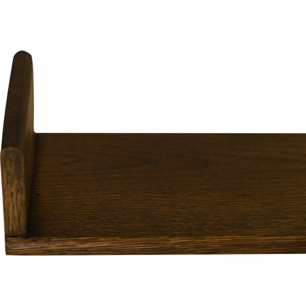 Sirkus seinhylly 50 cm - Ruskeaksi lakattu tammi