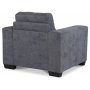Perjantain nojatuoli - Grey Chenille