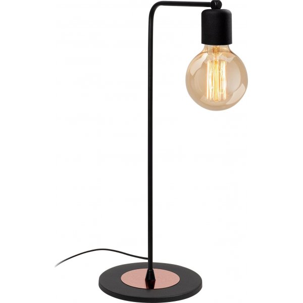 Harput p�yt�valaisin - Musta/kupari