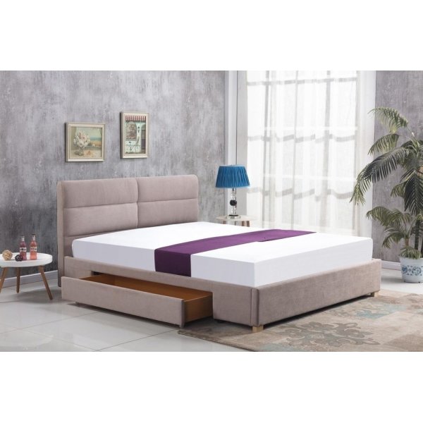 Ylsnky silytystilalla 160x200 cm - Beige (Chenille)