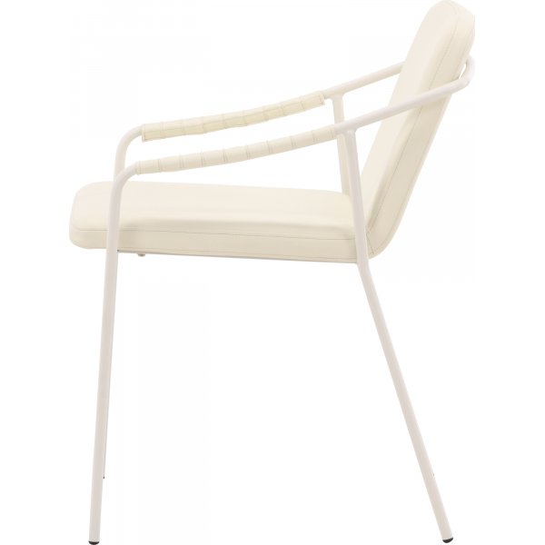 Kierretty ruokatuoli - beige