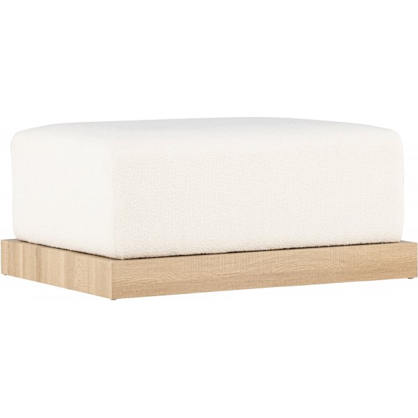Ivy pouf - Valkoinen boucle