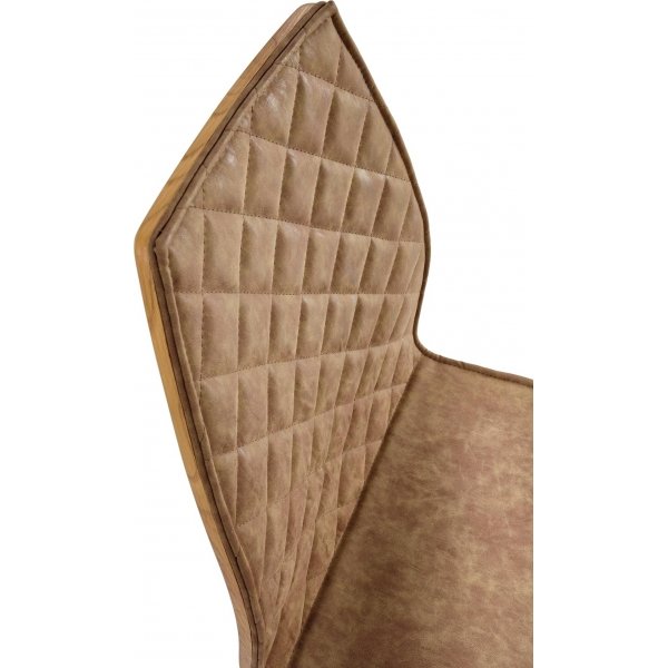 Dollie-ruokatuoli - beige/ruskea