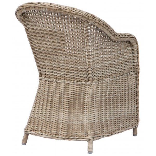 Ruokailuryhm 6 tuolin ja ruokapydn kanssa 180 x 100 cm rottinki - Menton/Mercury