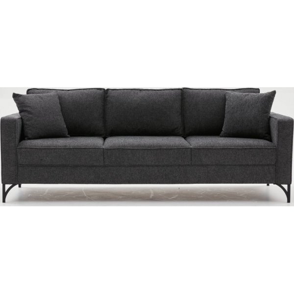 Berlin 3-istuttava sohva - antrasiitti/musta Berlin 3-istuttava sohva - antrasiitti/musta