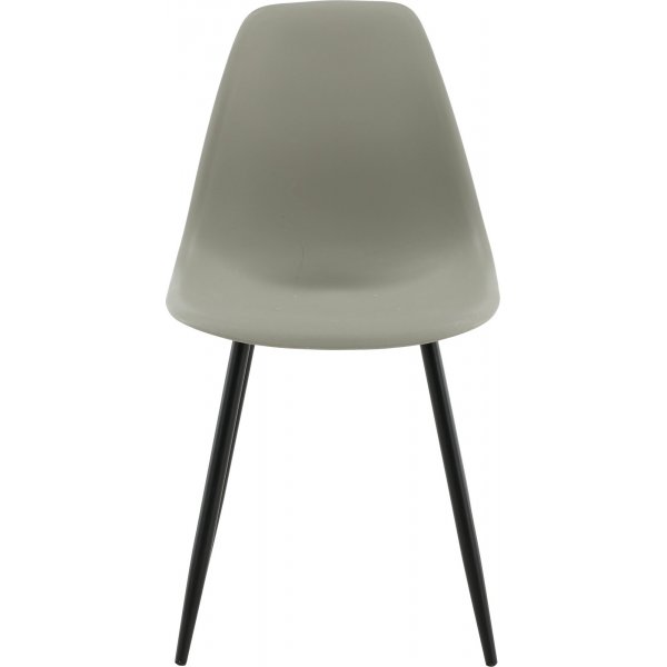 Bridge-ruokailutuoli - Harmaa muovia