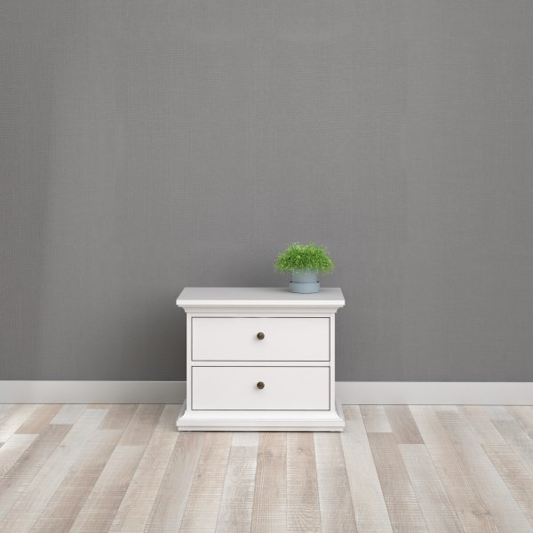 Paris ypyt 2 laatikolla - Valkoinen