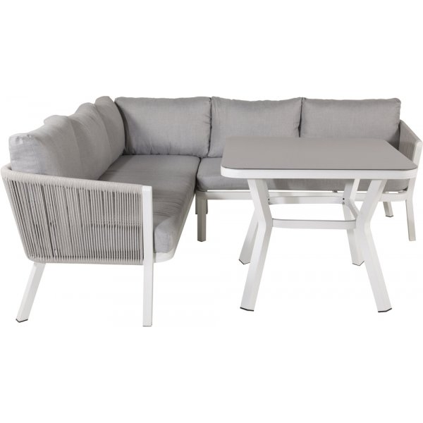 Virya kulmasohvaryhmä - harmaa/valkoinen Virya kulmasohvaryhmä - harmaa/valkoinen