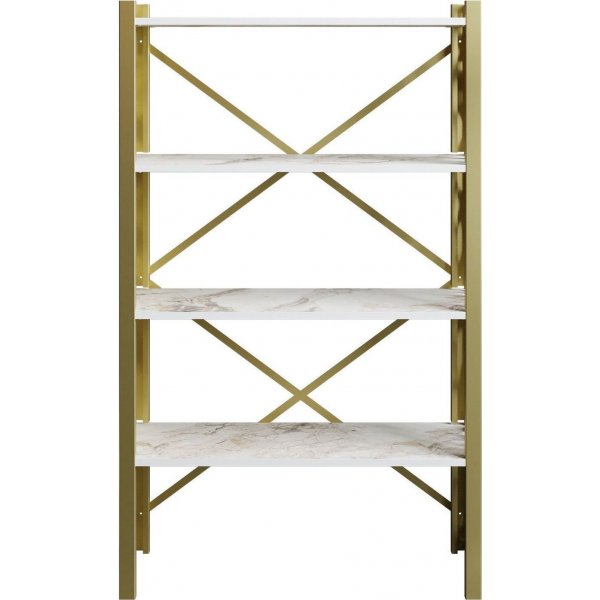 Tonga kirjahylly - kulta/valkoinen Tonga kirjahylly - kulta/valkoinen